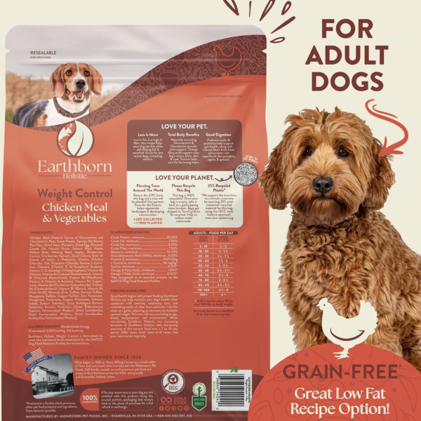 Earthborn Holistic Weight Control Natural Dry Dog Food For Discount