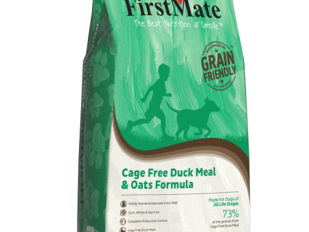 FirstMate Grain Friendly Cage Free Duck & Oats Dry Dog Food Hot on Sale