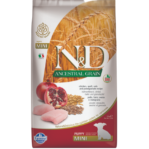 Farmina N&D Ancestral Grain Chicken & Pomegranate Mini Puppy Dry Dog Food For Discount