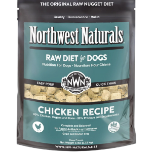 Northwest Naturals Raw Frozen Chicken Nuggets Dog Food on Sale