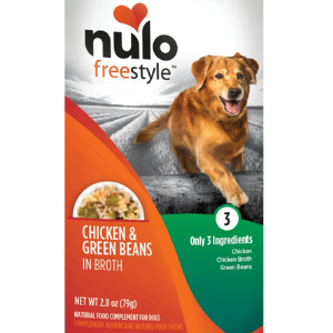 Nulo Freestyle Grain-Free Chicken & Green Bean in Broth Dog Food Topper, 2.8 oz Online Sale