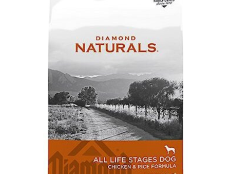 Diamond Naturals Chicken & Rice Formula Adult Dry Dog Food, 40-lb bag For Sale