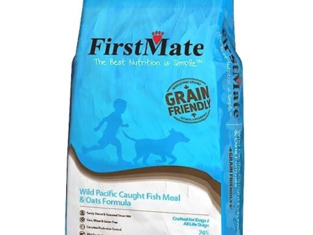 FirstMate Grain Friendly Wild Pacific Caught Fish & Oats Dry Dog Food Online now