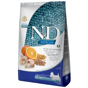 Farmina N&D Ocean Codfish & Orange Grain-Free Mini Adult Dry Dog Food For Cheap