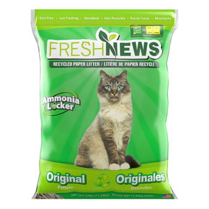 Fresh News Unscented Non-Clumping Paper Cat Litter For Sale