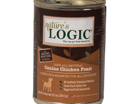 Nature s Logic Canine Chicken Feast Grain-Free Canned Dog Food, 13.2-oz Cheap