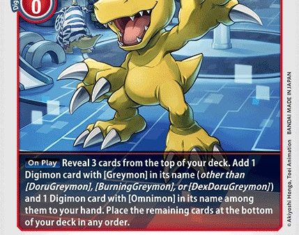 Agumon [BT5-007] (Tamer Party Vol. 4 Promo) [Battle of Omni] Online Hot Sale