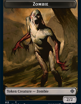 Zombie    Zombie Knight Double-Sided Token [Starter Commander Decks] Online Sale