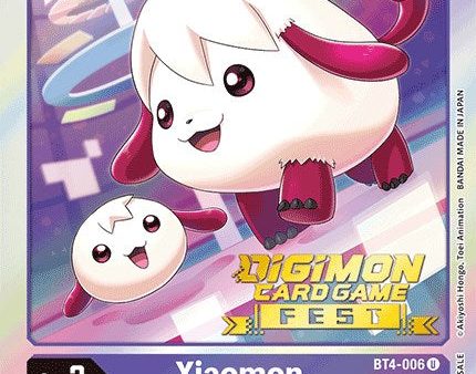 Xiaomon [BT4-006] (Digimon Card Game Fest 2022) [Great Legend Promos] Discount