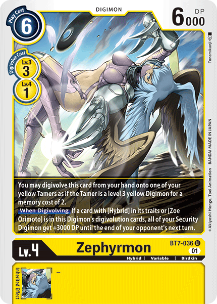 Zephyrmon [BT7-036] [Next Adventure] Online Hot Sale