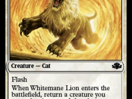 Whitemane Lion [Dominaria Remastered] Online Hot Sale