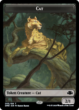 Goblin    Cat (003) Double-Sided Token [Dominaria Remastered Tokens] For Discount