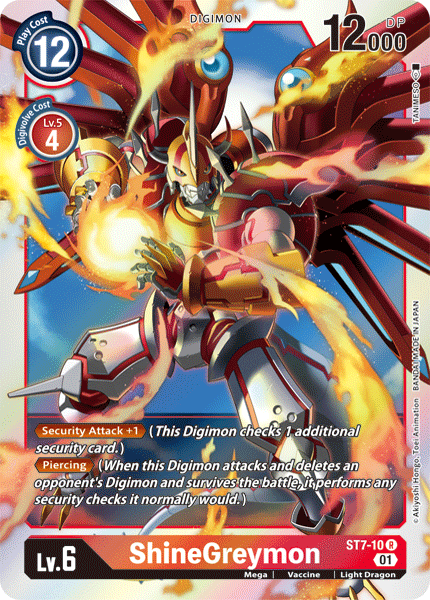 ShineGreymon [ST7-10] [Starter Deck: Gallantmon] Fashion