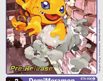 DemiMeramon [BT8-006] [New Awakening Pre-Release Cards] Sale