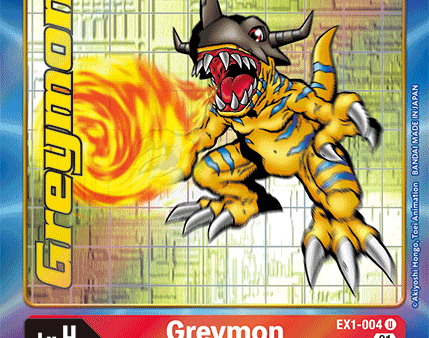 Greymon [EX1-004] (Alternate Art) [Classic Collection] Online Hot Sale