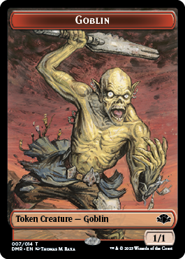 Goblin    Cat (003) Double-Sided Token [Dominaria Remastered Tokens] For Discount