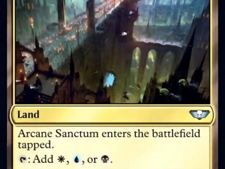 Arcane Sanctum (Surge Foil) [Warhammer 40,000] For Sale