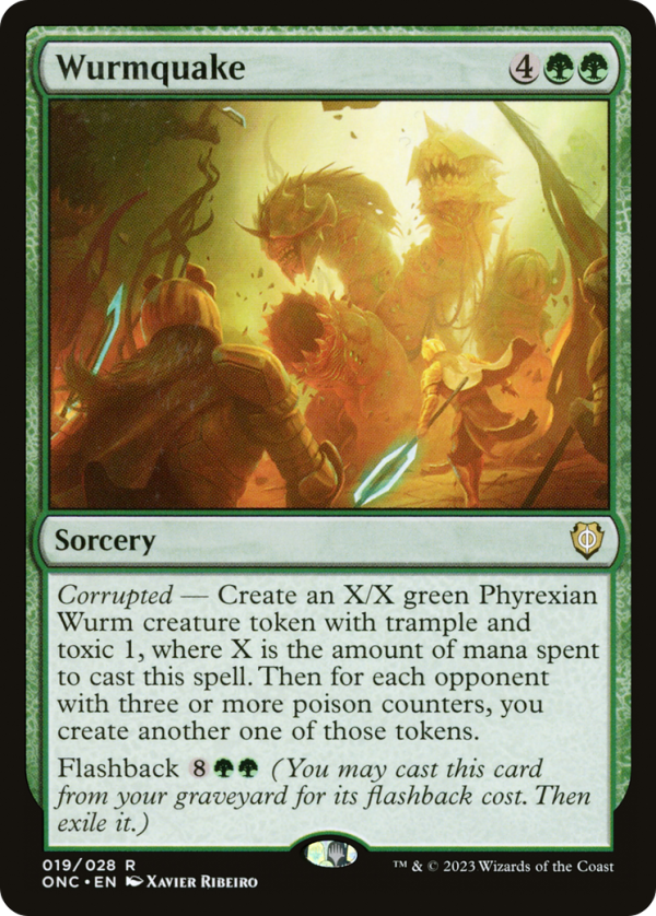 Wurmquake [Phyrexia: All Will Be One Commander] Discount