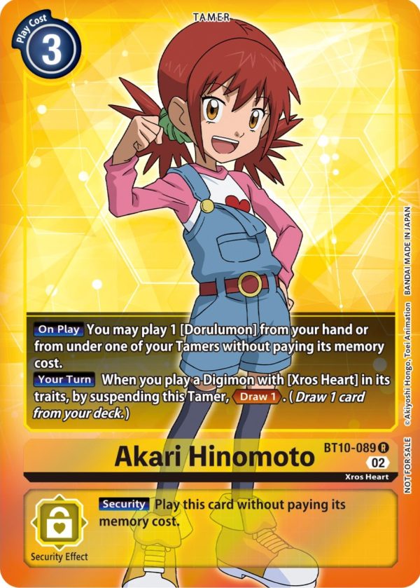 Akari Hinomoto [BT10-089] (Box Topper) [Xros Encounter] For Discount