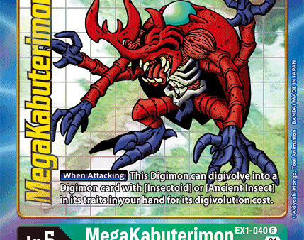 MegaKabuterimon [EX1-040] (Alternate Art) [Classic Collection] Online Sale