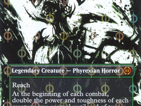 Zopandrel, Hunger Dominus (Borderless Ichor Step-and-Compleat Foil) [Phyrexia: All Will Be One] on Sale