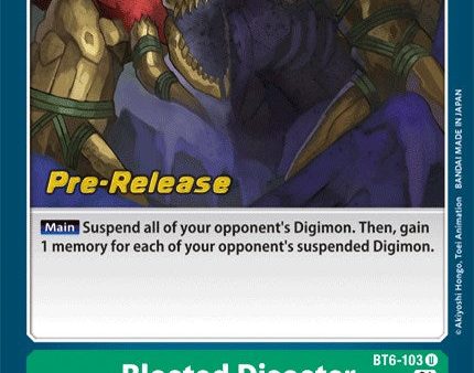 Blasted Disaster [BT6-103] [Double Diamond Pre-Release Cards] Online now