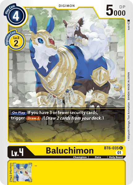 Baluchimon [BT6-035] [Double Diamond] For Discount