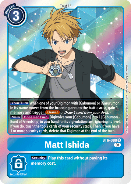 Matt Ishida [BT6-088] [Double Diamond] Fashion