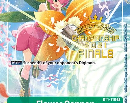 Flower Cannon [BT1-110] (2021 Championship Finals Tamer s Evolution Pack) [Release Special Booster Promos] Sale