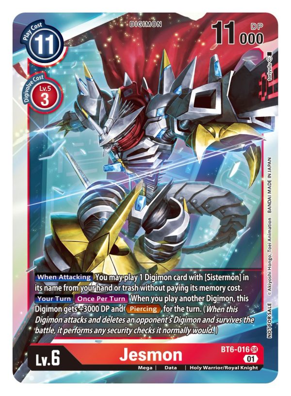 Jesmon [BT6-016] (Event Pack 2) [Double Diamond Promos] Fashion