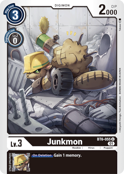 Junkmon [BT6-055] [Double Diamond] Hot on Sale