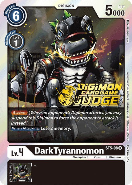 DarkTyrannomon [ST5-08] (Judge Pack 1) [Starter Deck: Machine Black Promos] Supply