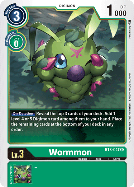 Wormmon [BT3-047] [Release Special Booster Ver.1.5] For Cheap