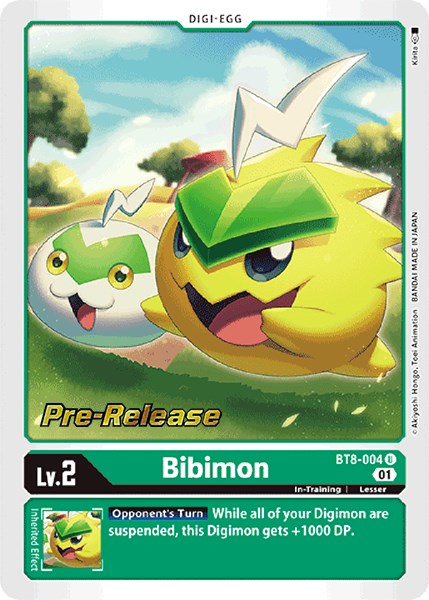 Bibimon [BT8-004] [New Awakening Pre-Release Cards] Online now