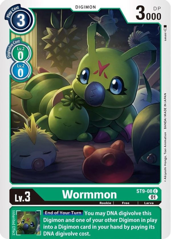 Wormmon [ST9-08] [Starter Deck: Ultimate Ancient Dragon] Online Sale