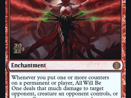 All Will Be One [Phyrexia: All Will Be One Prerelease Promos] Hot on Sale